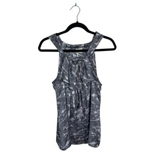 Adiva Gray Ruffle Tank Top Blouse‎ Women's Size XL Lightweight Flowy Layered